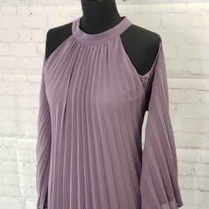 Lavender Pleated Dress